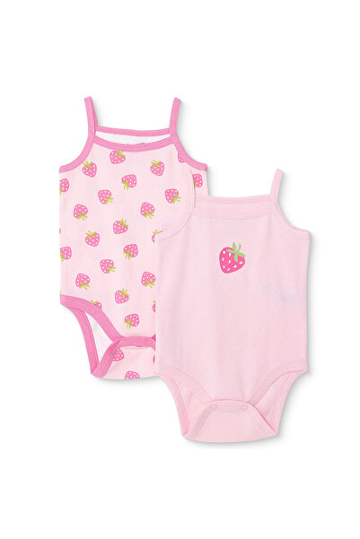 ebebek Hello Baby HelloBaby Kız Bebek 2li Body Meyve Baskılı Çıtçıtlı Bisikle...