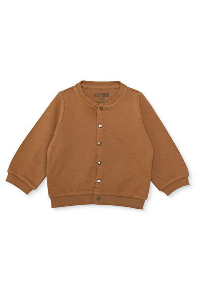 ebebek Hello Baby HelloBaby Erkek Bebek Basic Hırka Çıtçıtlı Bisiklet Yaka Uz...