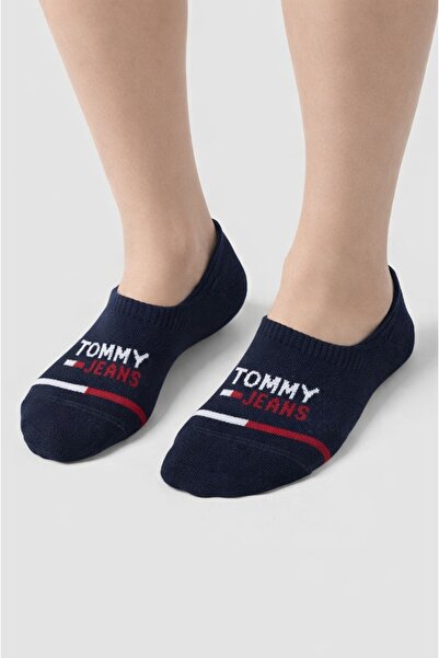 Tommy Hilfiger TJW 2'li görünmez comfort havlu taban pamuklu unisex çorap