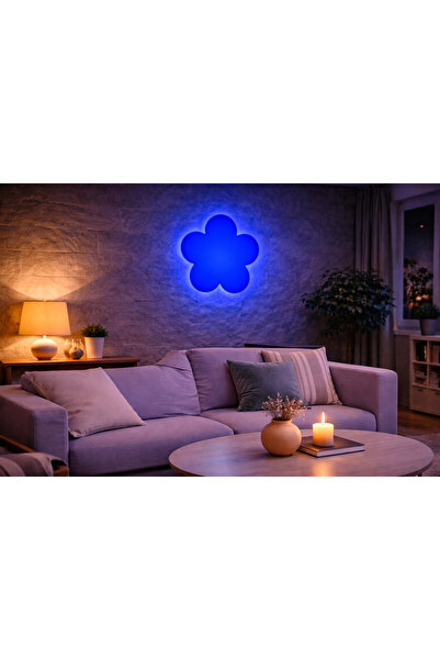 Sun Aplik مصباح حائط LED على شكل زهرة 28x28x5
