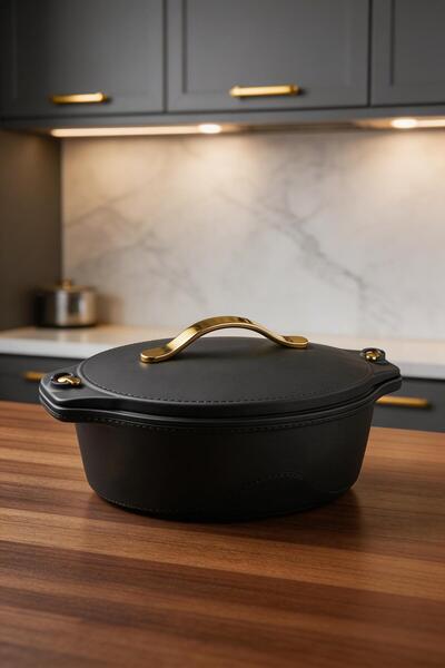 Mirolex Luxury Black 2.5L Insulated Hotpot Casserole | Stainless Steel Liner,...