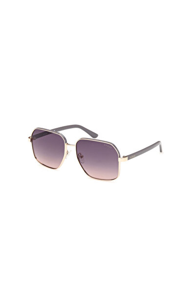 Guess Geometric metal frame sunglasses