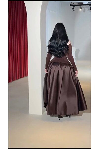 LATEANA Elegant women's occasion dress, taffeta with crystal stretch bodice