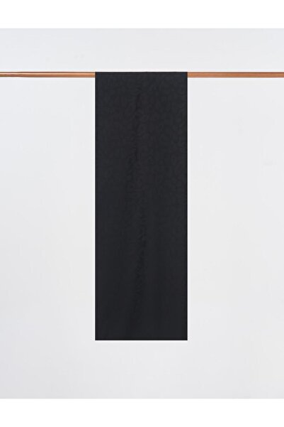 Kayra Abstract Pattern Bamboo Shawl Black