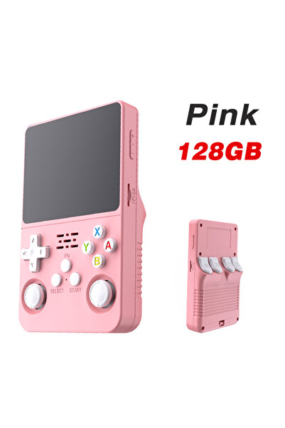 Choice17 pink-128G R36S new retro game cole 3.5-inch Linux open-source system...