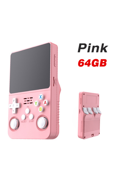 Choice15 pink-64G R36S new retro game cole 3.5-inch Linux open-source system ...