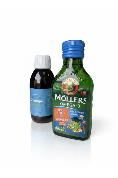 ADAKE Conshipe Odaklanma Hafıza Möller's Omega-3 Tutti Frutti Balık Yağı Seti