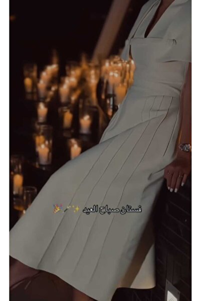 nouf Barbie beige dress