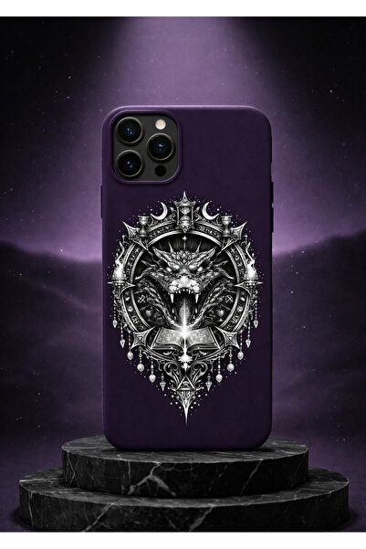 kılıfevreni حافظة آيفون 13 برو ميستيك أنيمال ثلاثية الأبعاد من السيليكون + وا...