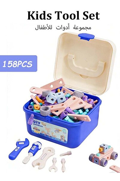 Generic 158PCS Kids Tool Set, Toddler Tool Set with Tool Box, Montessori STEM...
