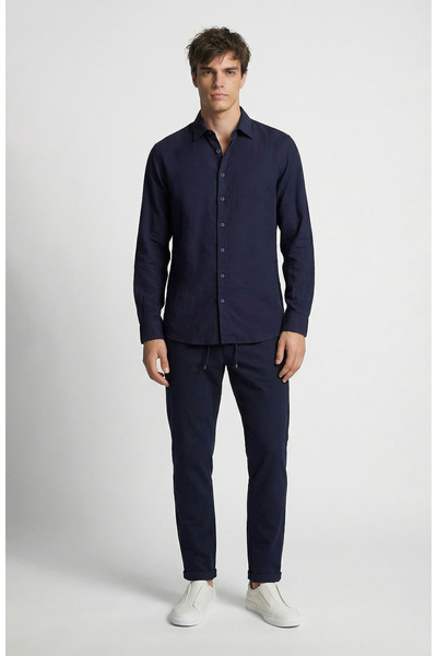 Network Lacivert Jogger Pantolon