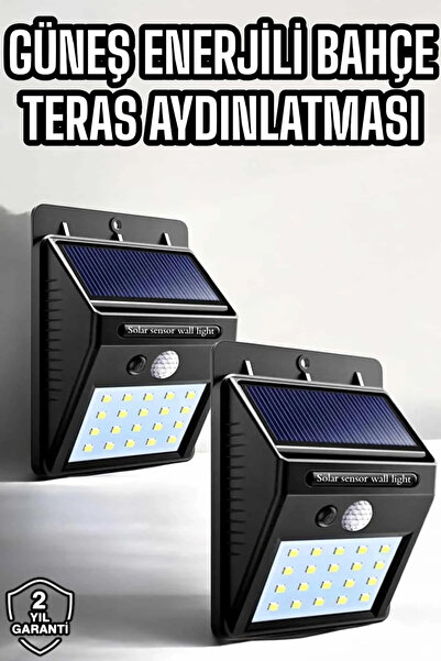 Epilons Solar Güneş Enerji Panelli Sensörlü Lamba Enerji Tasarruflu