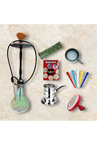 Long Büyük boy tasarım nargile takımı tamtakım