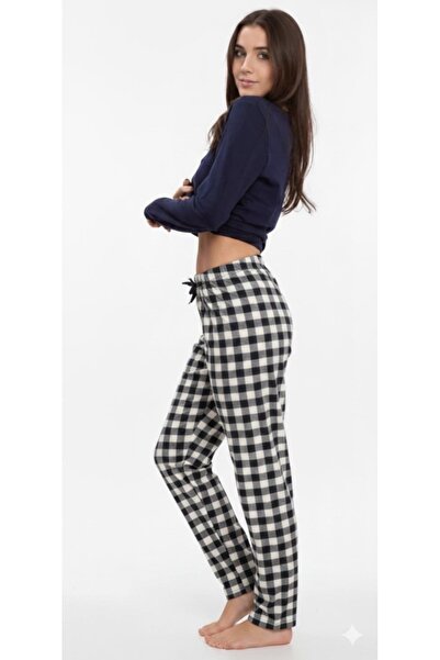 Arya Nisa Kids Kaşmi̇r C Pocketed Ek Plaid E Patterned Lt Women's Pajamas