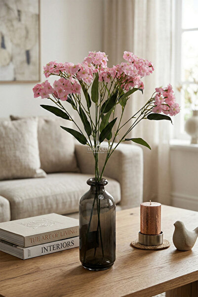 Yapay Çiçek Deposu Yapay Çiçek Bahar Filizi 63 cm Pembe