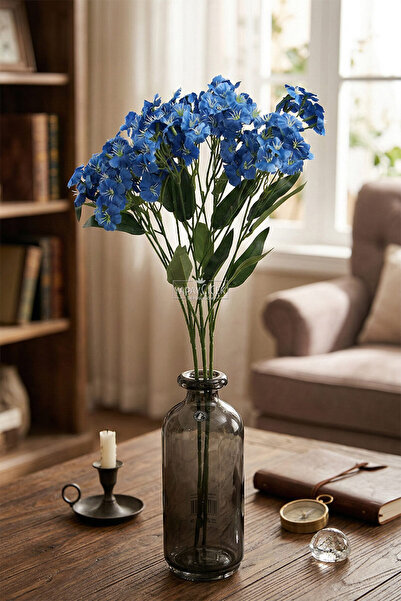 Yapay Çiçek Deposu Yapay Çiçek Bahar Filizi 63 cm Lacivert