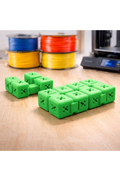 VentiunoTR Creeper Temalı Sonsuz Küp Fidget Oyuncak – 3D Baskı Stres Azaltıcı...