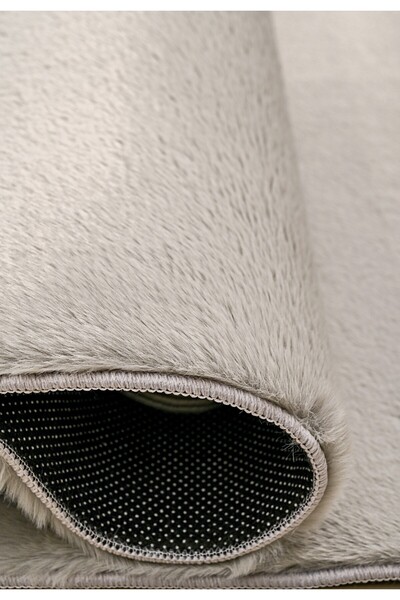 HOME AURAA Horizon Solid Shaggy Rug-Grey-160x230cm