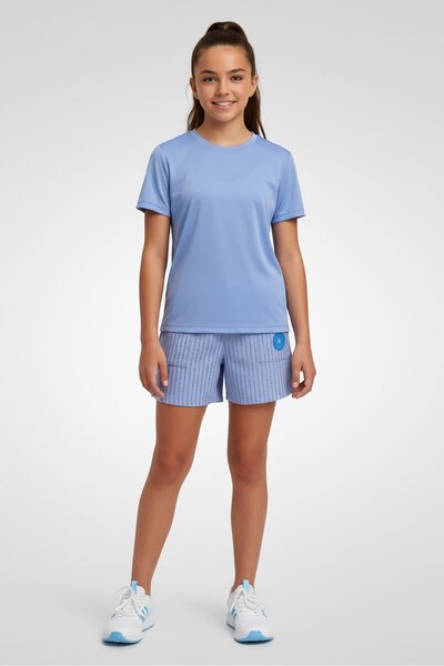 Converse Kids Girl Sportswear Fit Outdoor Shorts, Blue