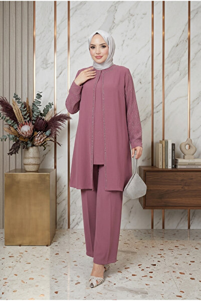 ESLEMNUR 2-Piece Set // Sleeves with Stone Details