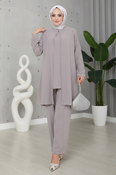 ESLEMNUR 2-Piece Set // Sleeves with Stone Details