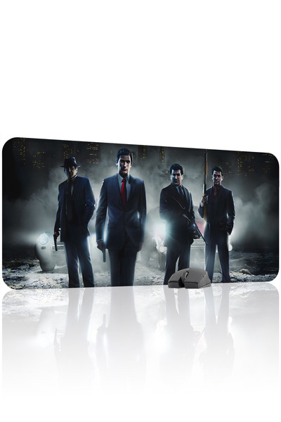 mousepad bastir لوحة ماوس الألعاب المطاطية المخيطة Mafia مانع للانزلاق V5 - 9...