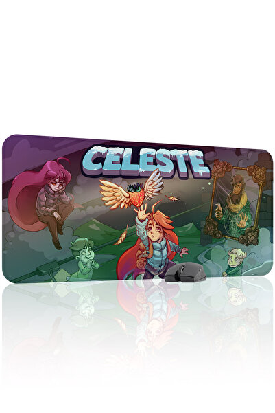 mousepad bastir Celeste مانع للانزلاق Dikişli Kauçuk Oyuncu Mousepad V2 - 90x...