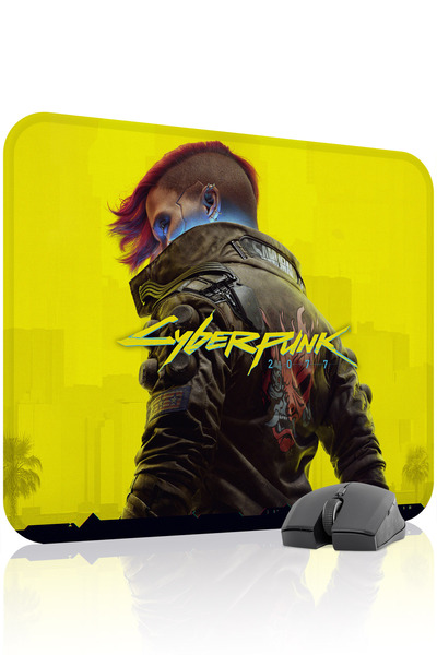 mousepad bastir Cyberpunk 2077 Mousepad pentru jocuri din cauciuc cu antialun...