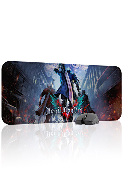 mousepad bastir لوحة ماوس للألعاب من ديفيل ماي كراي مانع للانزلاق مصنوعة من ا...