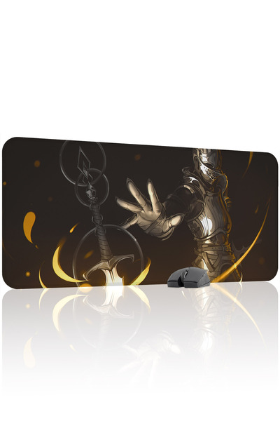 mousepad bastir لوحة ماوس للألعاب من Demon's Souls مانع للانزلاق مصنوعة من ال...