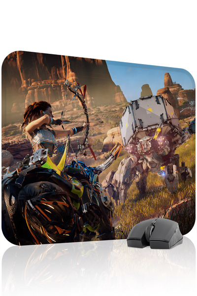 mousepad bastir لوحة ماوس الألعاب Horizon Zero مانع للانزلاق المصنوعة من المط...