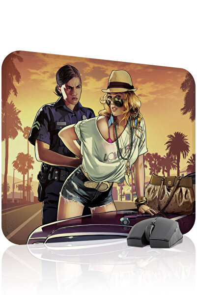 mousepad bastir GTA 5 Αντιολισθητικό Ραμμένο λαστιχένιο mousepad gaming V1 - ...