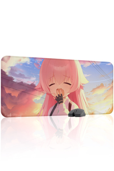 mousepad bastir لوحة ماوس ألعاب مطاطية مخيطة من Blue Archive مانع للانزلاق V1...