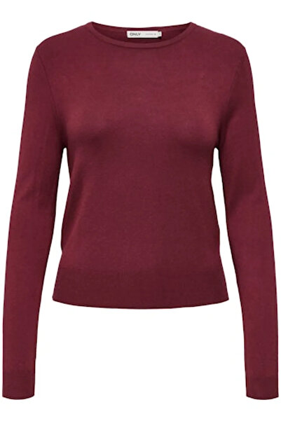 ONLY Women's Wine Color Sweater 15333989
