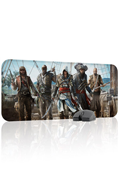 mousepad bastir Assassin's Creed antialunecare Dikişli Rubber Gamer Mousepad ...