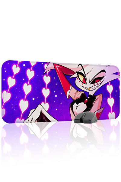 mousepad bastir لوحة ماوس الألعاب Hazbin Hotel مانع للانزلاق Dikişli Rubber G...
