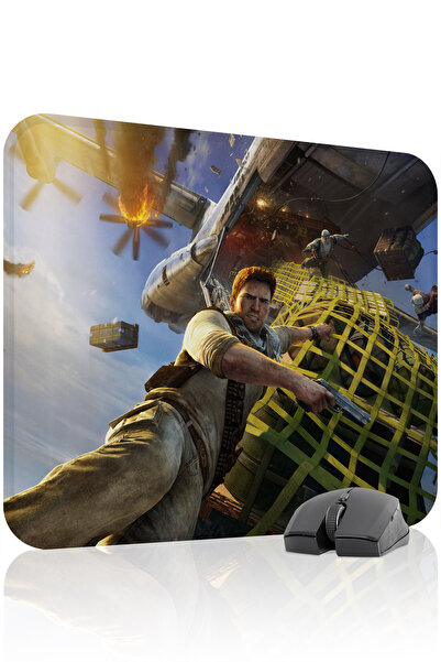 mousepad bastir لوحة ماوس الألعاب المطاطية المخيطة Uncharted مانع للانزلاق V4...