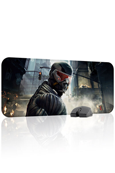mousepad bastir Crysis Αντιολισθητικό Ραμμένο λαστιχένιο mousepad για παιχνίδ...