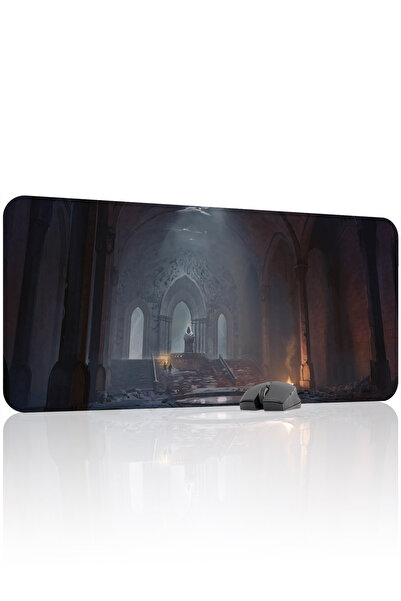 mousepad bastir لوحة ماوس الألعاب المطاطية المخيطة من سبليت فيكشن مانع للانزل...