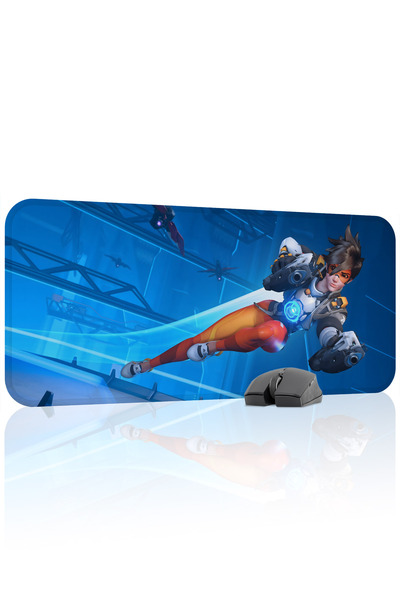 mousepad bastir لوحة ماوس الألعاب المطاطية المخيطة من أوفر واتر مانع للانزلاق...