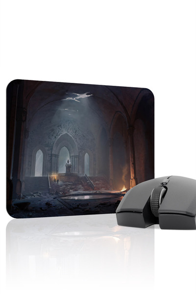 mousepad bastir لوحة ماوس الألعاب المطاطية المخيطة من سبليت فيكشن مانع للانزل...