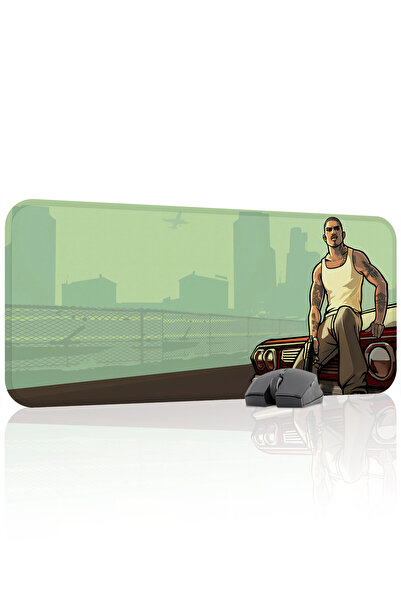 mousepad bastir Mousepad pentru jocuri GTA San Andreas antialunecare din cauc...