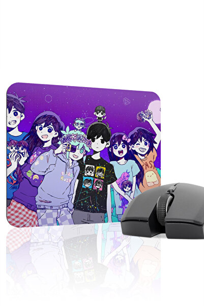 mousepad bastir لوحة ماوس أوموري مانع للانزلاق المطاطية المخيطة V3 - 22X18 لو...