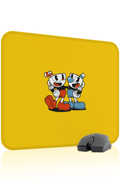 mousepad bastir Cuphead Non-Slip Stitched Rubber Gaming Mousepad V2 - 48X40 X...
