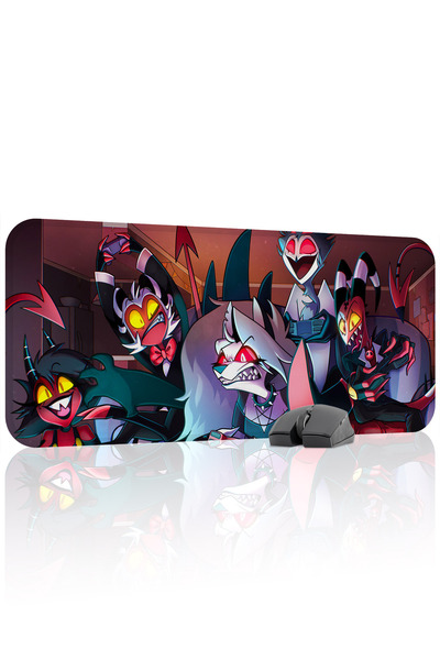 mousepad bastir Helluva Boss Αντιολισθητικό Ραμμένο λαστιχένιο mousepad V4 - ...
