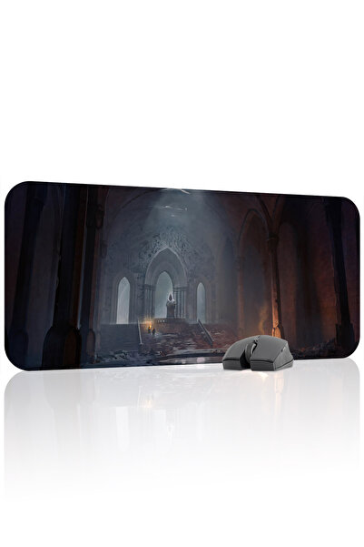 mousepad bastir لوحة ماوس الألعاب المطاطية المخيطة من سبليت فيكشن مانع للانزل...