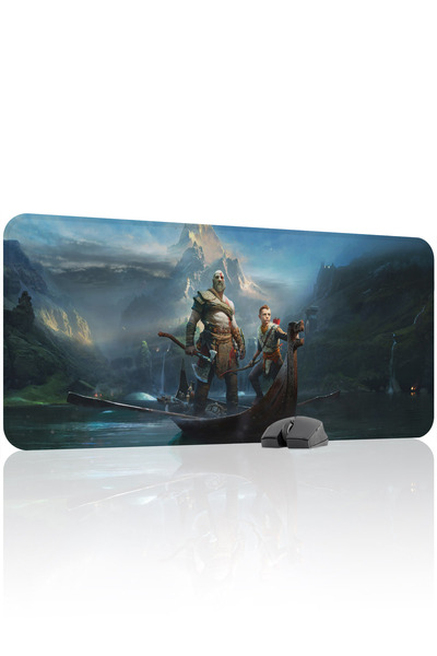 mousepad bastir لوحة ماوس للألعاب من God Of War مانع للانزلاق مصنوعة من المطا...