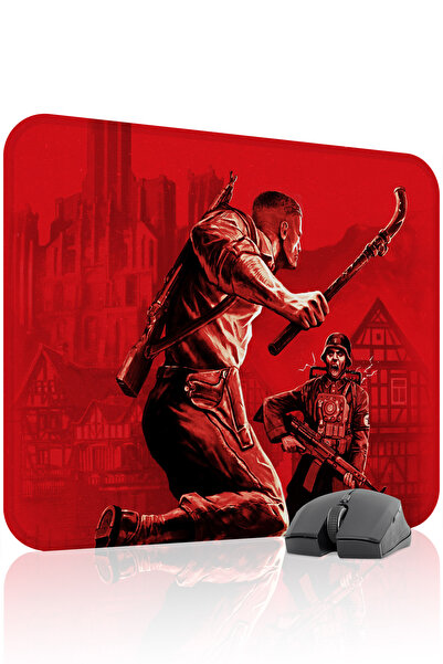 mousepad bastir لوحة ماوس الألعاب المطاطية المخيطة من وولفنشتاين مانع للانزلا...