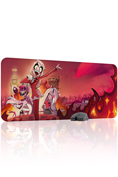 mousepad bastir Mousepad pentru gaming Hazbin Hotel antialunecare din cauciuc...