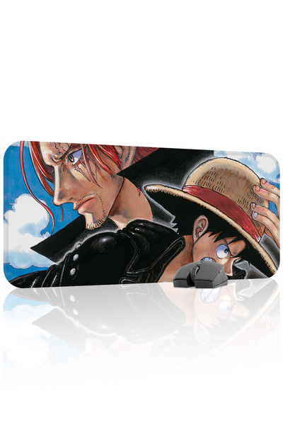 mousepad bastir لوحة ماوس الألعاب المطاطية المخيطة من ون بيس مانع للانزلاق V3...